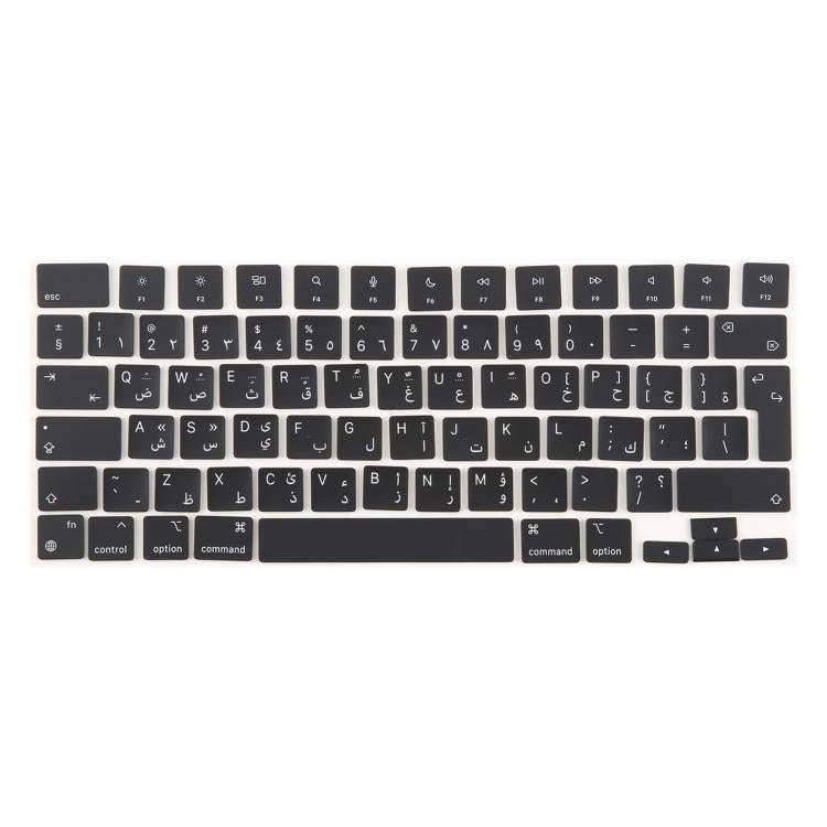 For MacBook A2442 A2485 A2779 A2780 A2991 A2992 A2918 UK Big Enter Version Keycaps, Language:Arabic