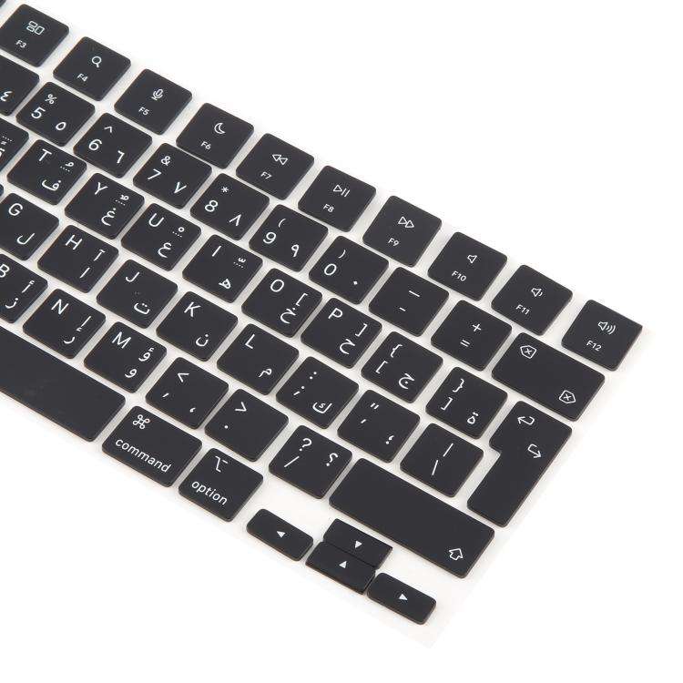 For MacBook A2442 A2485 A2779 A2780 A2991 A2992 A2918 UK Big Enter Version Keycaps, Language:Arabic