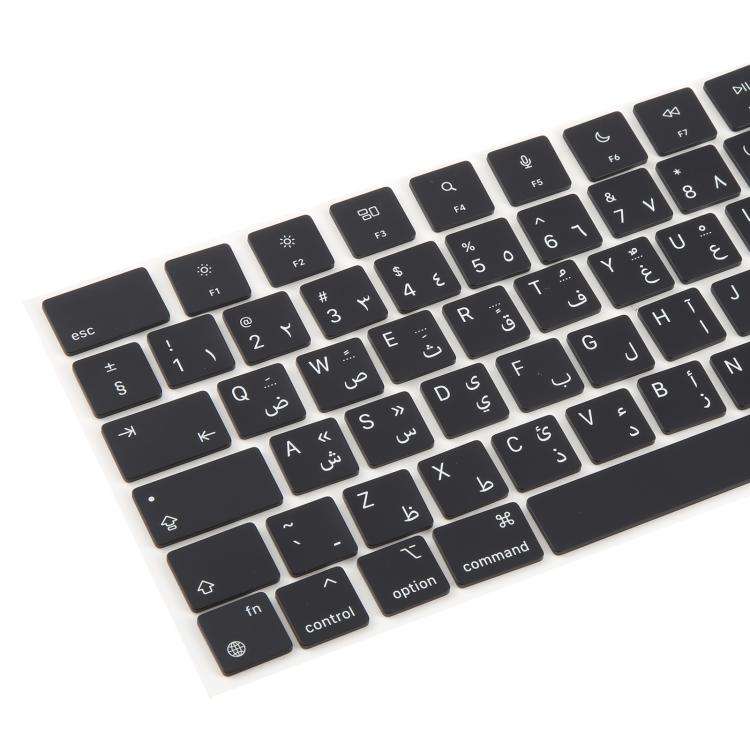 For MacBook A2442 A2485 A2779 A2780 A2991 A2992 A2918 UK Big Enter Version Keycaps, Language:Arabic