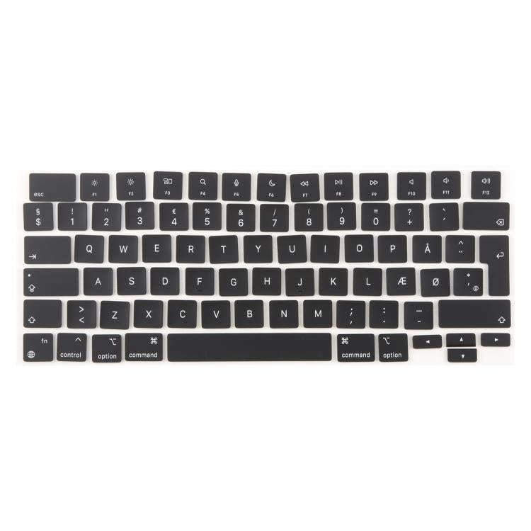 For MacBook A2442 A2485 A2779 A2780 A2991 A2992 A2918 UK Big Enter Version Keycaps, Language:Denmark