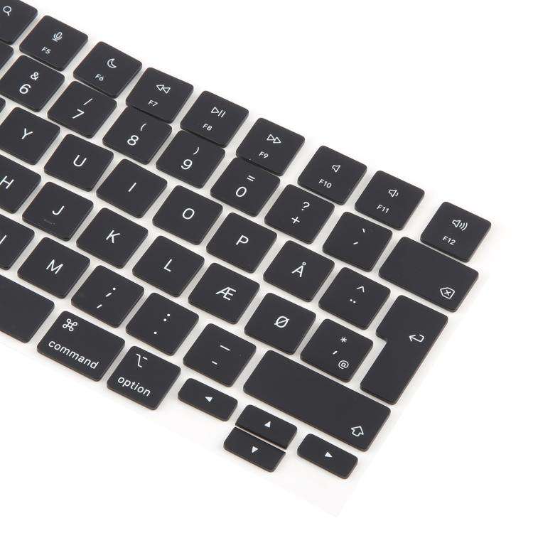 For MacBook A2442 A2485 A2779 A2780 A2991 A2992 A2918 UK Big Enter Version Keycaps, Language:Denmark