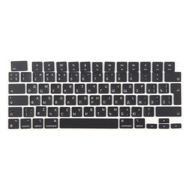 For MacBook A2442 A2485 A2779 A2780 A2991 A2992 A2918 UK Big Enter Version Keycaps, Language:Russian