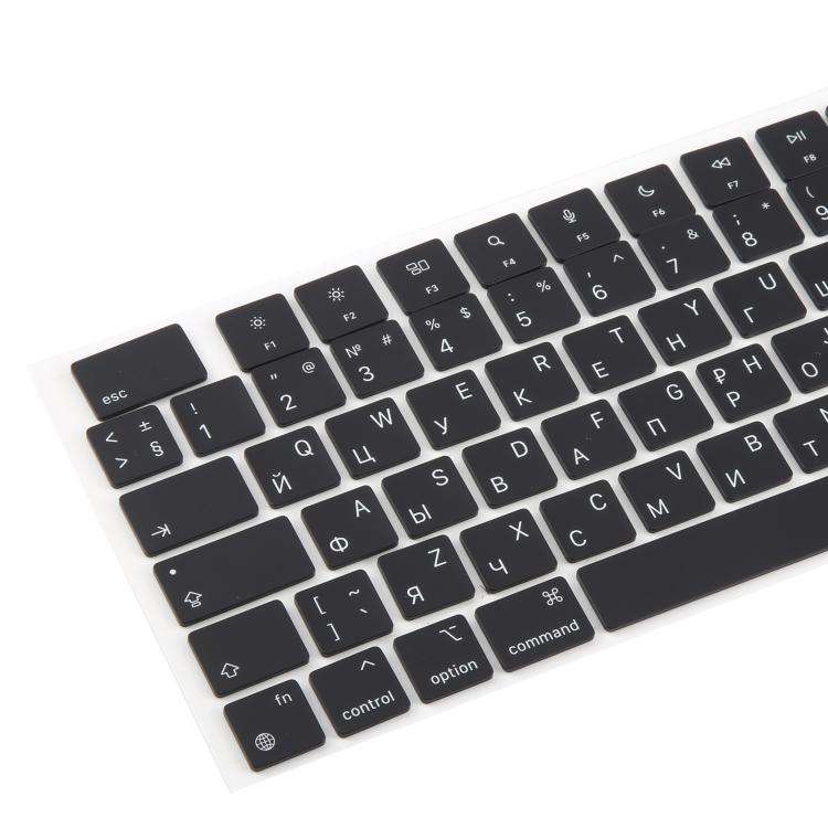 For MacBook A2442 A2485 A2779 A2780 A2991 A2992 A2918 UK Big Enter Version Keycaps, Language:Russian