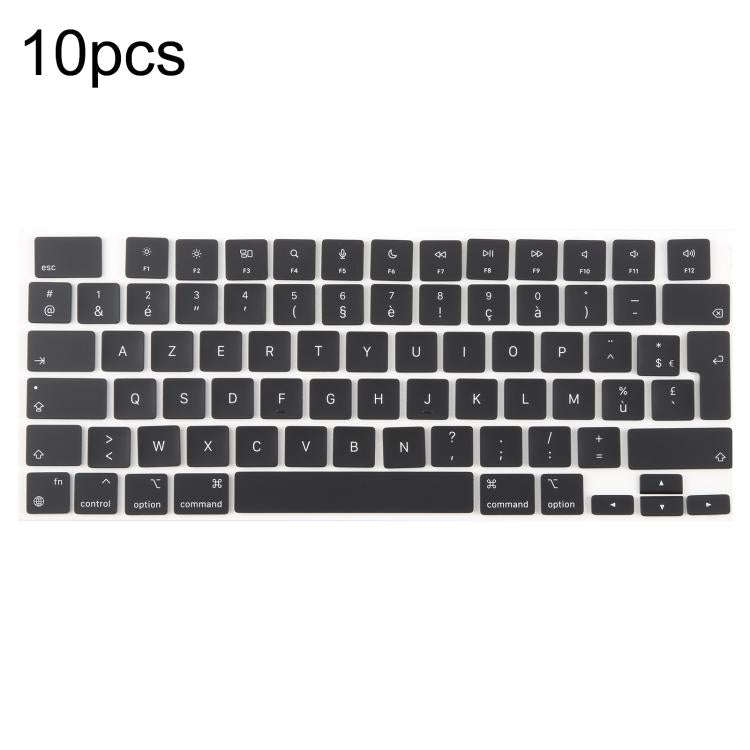 For MacBook A2442 A2485 A2779 A2780 A2991 A2992 A2918 10pcs UK Big Enter Version Keycaps, Languag...