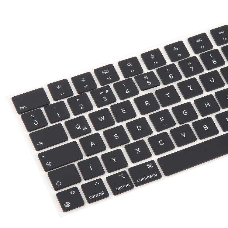 For MacBook A2442 A2485 A2779 A2780 A2991 A2992 A2918 10pcs UK Big Enter Version Keycaps, Languag...