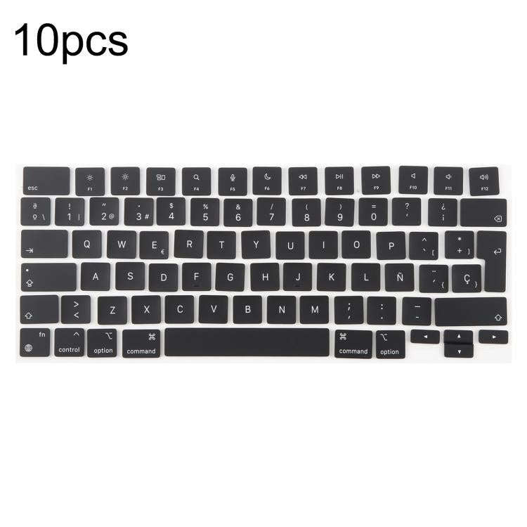For MacBook A2442 A2485 A2779 A2780 A2991 A2992 A2918 10pcs UK Big Enter Version Keycaps, Languag...