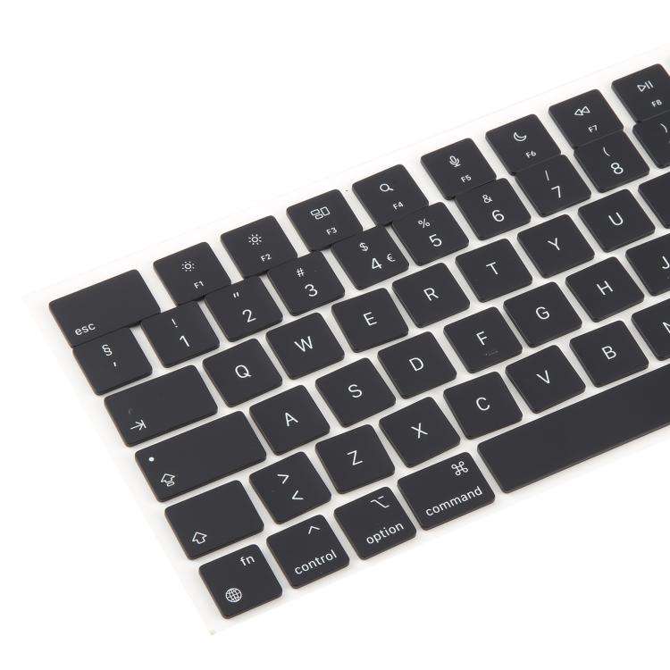For MacBook A2442 A2485 A2779 A2780 A2991 A2992 A2918 10pcs UK Big Enter Version Keycaps, Languag...