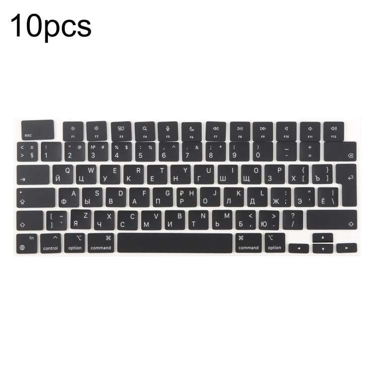 For MacBook A2442 A2485 A2779 A2780 A2991 A2992 A2918 10pcs UK Big Enter Version Keycaps, Languag...