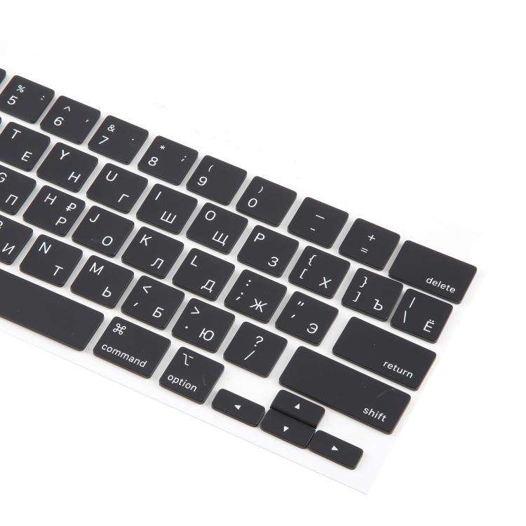For MacBook A2251 A2289 A2238 A2338 US Small Enter Version Keycaps, Language:Russian