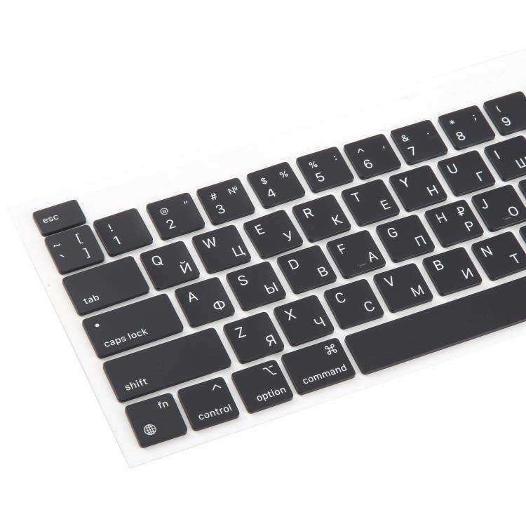 For MacBook A2251 A2289 A2238 A2338 US Small Enter Version Keycaps, Language:Russian
