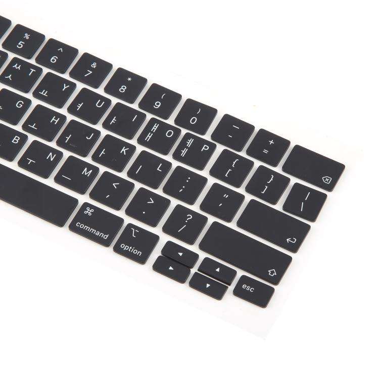 For MacBook A2251 A2289 A2238 A2338 US Small Enter Version Keycaps, Language:Korean