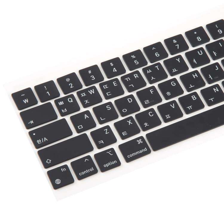 For MacBook A2251 A2289 A2238 A2338 US Small Enter Version Keycaps, Language:Korean