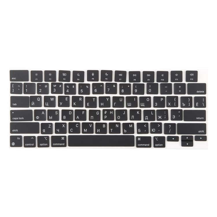 For MacBook A2442 A2485 A2779 A2780 A2991 A2992 A2918 US Small Enter Version Keycaps, Language:Ru...