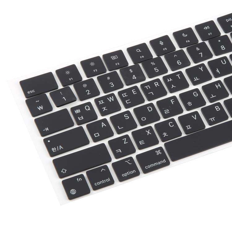 For MacBook A2442 A2485 A2779 A2780 A2991 A2992 A2918 US Small Enter Version Keycaps, Language:Ko...
