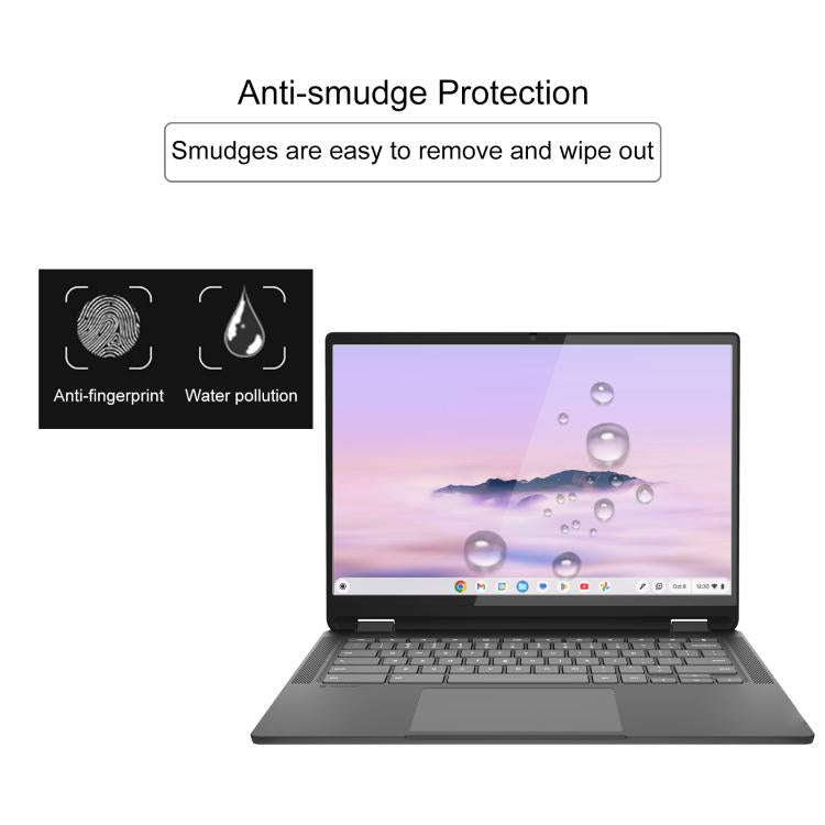 For Lenovo Chromebook Plus 14 2pcs 9H 0.3mm Explosion-proof Tempered Glass Film