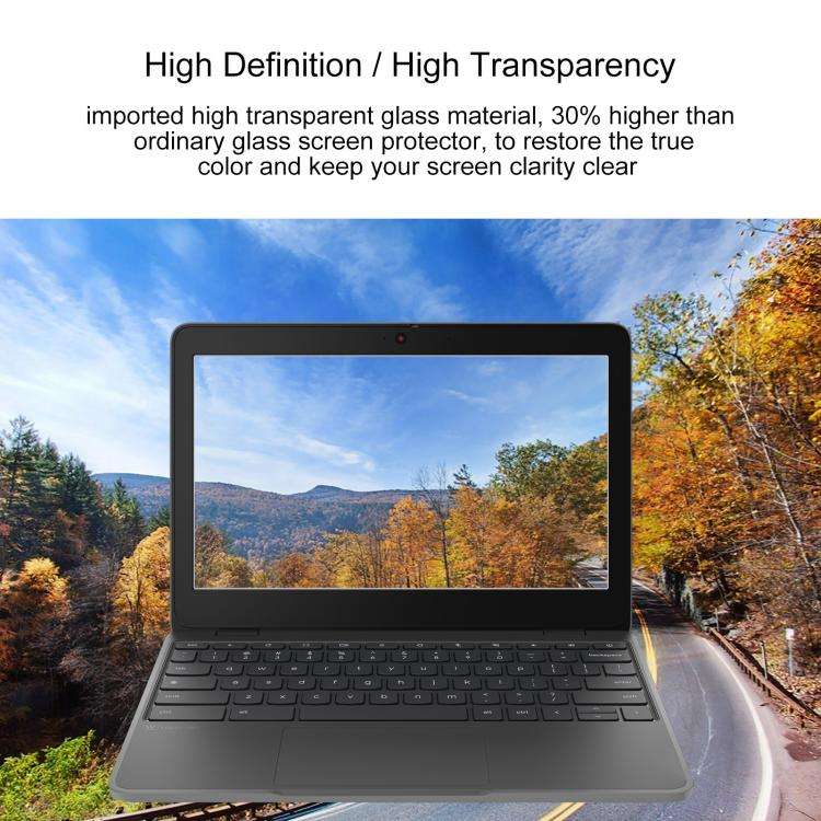 For Lenovo Chromebook 100e 11.6 25pcs 9H 0.3mm Explosion-proof Tempered Glass Film
