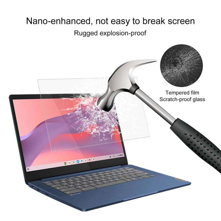 For Lenovo IdeaPad Slim 3 Gen10 14 25pcs 9H 0.3mm Explosion-proof Tempered Glass Film