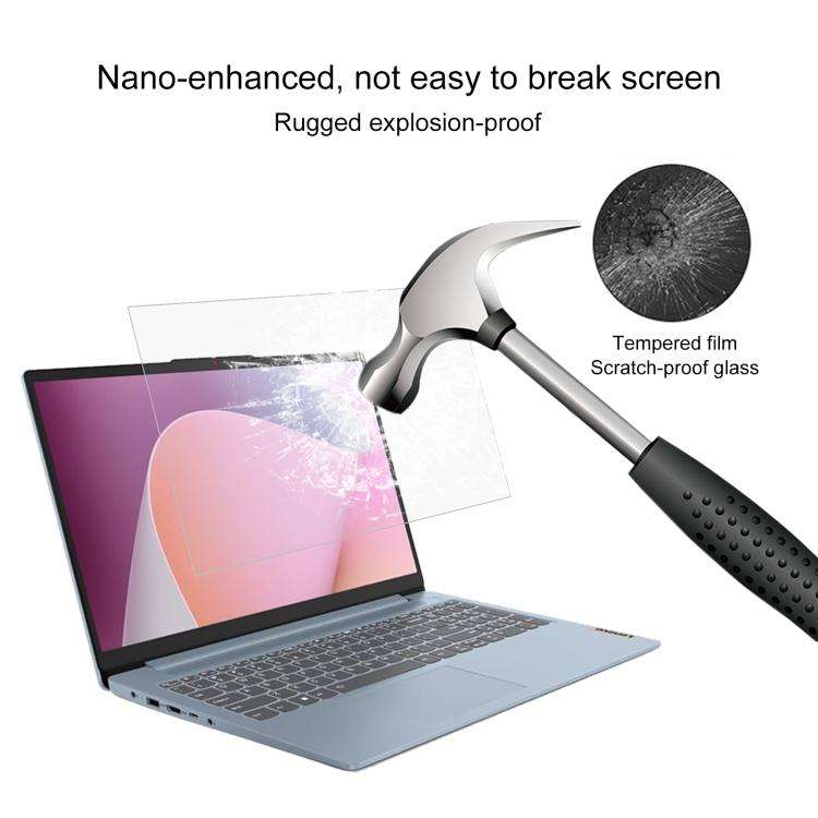 For Lenovo IdeaPad Slim 3 Gen8 15.6 25pcs 9H 0.3mm Explosion-proof Tempered Glass Film