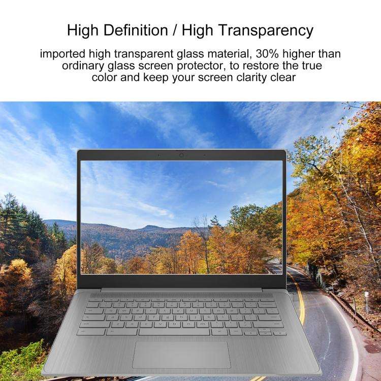 For HP Chromebook 14A 14 9H 0.3mm Explosion-proof Tempered Glass Film