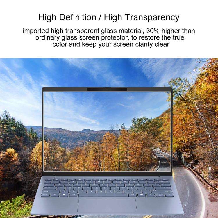 For HP Pavilion Aero 13-BG13.3 2pcs 9H 0.3mm Explosion-proof Tempered Glass Film