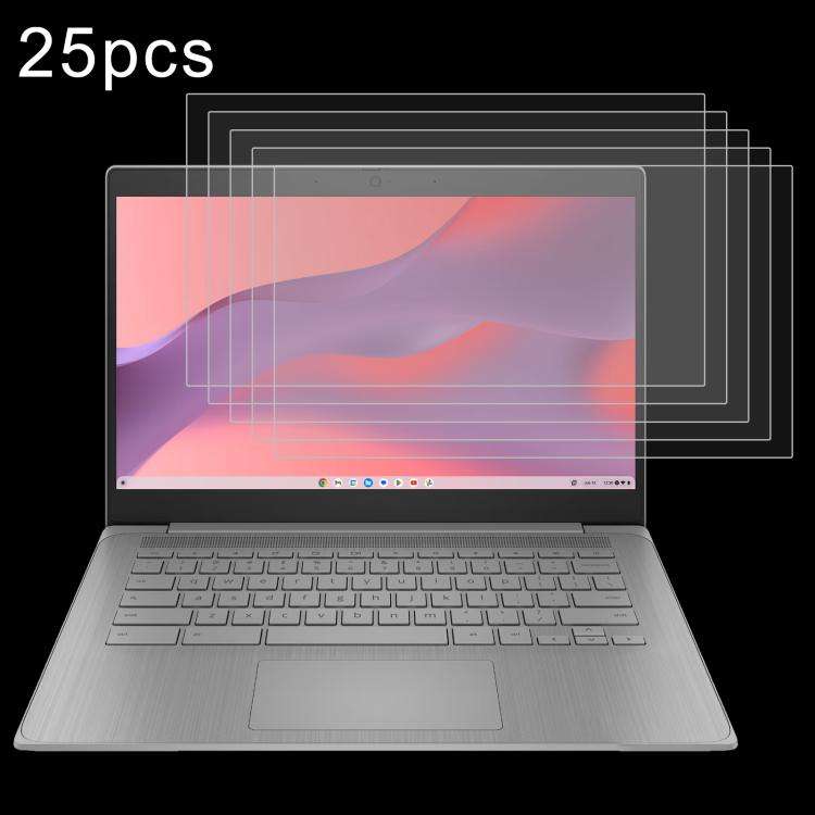 For HP Chromebook 14A 14 25pcs 9H 0.3mm Explosion-proof Tempered Glass Film