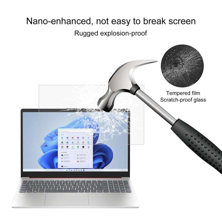 For HP 15-FD 15.6 25pcs 9H 0.3mm Explosion-proof Tempered Glass Film