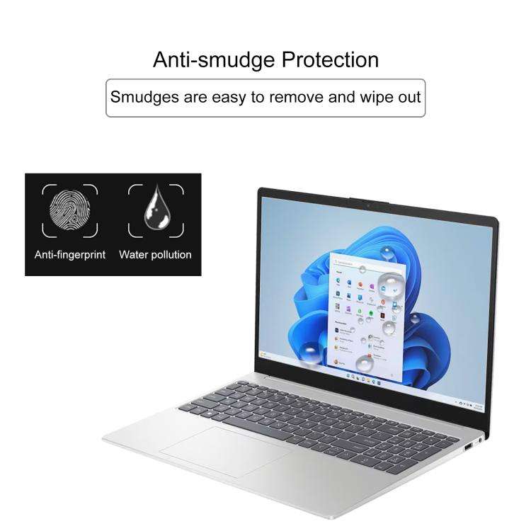 For HP 15-FD 15.6 25pcs 9H 0.3mm Explosion-proof Tempered Glass Film