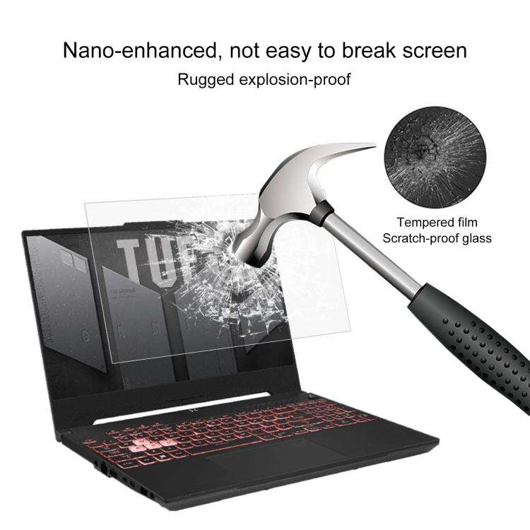 For ASUS TUF Gaming A15 FA507NVR 15.6 9H 0.3mm Explosion-proof Tempered Glass Film