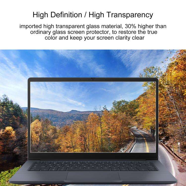 For ASUS Chromebook CX1405CKA 14 9H 0.3mm Explosion-proof Tempered Glass Film
