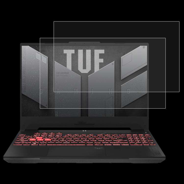 For ASUS TUF Gaming A15 FA507NVR 15.6 2pcs 9H 0.3mm Explosion-proof Tempered Glass Film
