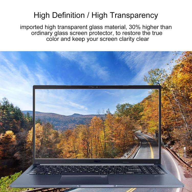 For ASUS Vivobook 15 M1502YA 15.6 2pcs 9H 0.3mm Explosion-proof Tempered Glass Film