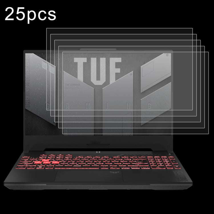 For ASUS TUF Gaming A15 FA507NVR 15.6 25pcs 9H 0.3mm Explosion-proof Tempered Glass Film