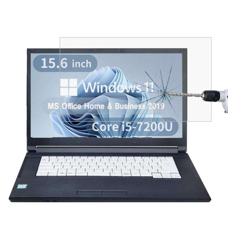 For Fujitsu LIFEBOOK A577 15.6 9H 0.3mm Explosion-proof Tempered Glass Film