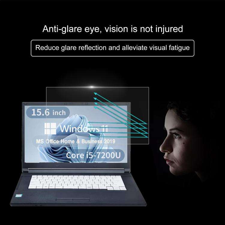 For Fujitsu LIFEBOOK A577 15.6 9H 0.3mm Explosion-proof Tempered Glass Film