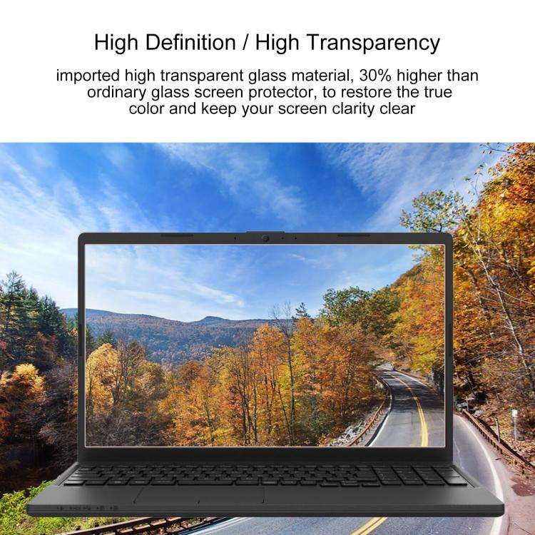 For Fujitsu FMV Lite WA1 15.6 9H 0.3mm Explosion-proof Tempered Glass Film