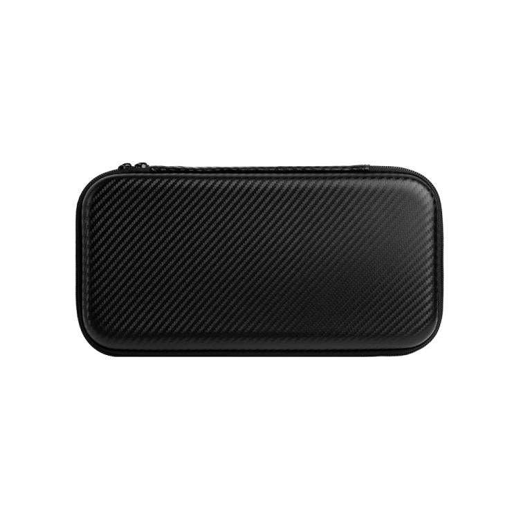 For Nintendo Switch 2 Carbon Fiber Full Cover Shockproof Storage Bag(Black)