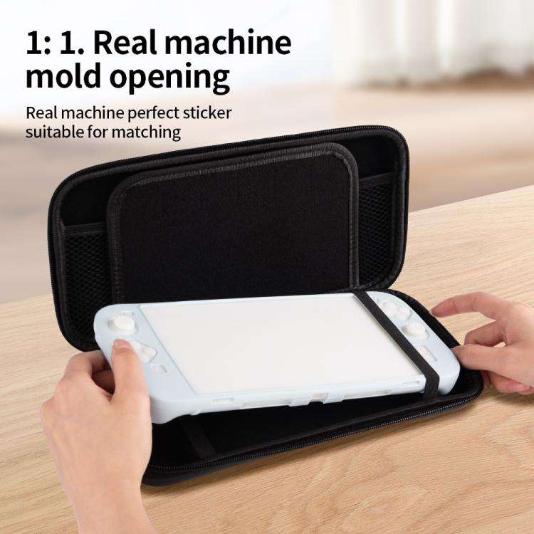 For Nintendo Switch 2 Carbon Fiber Full Cover Shockproof Storage Bag(Black)