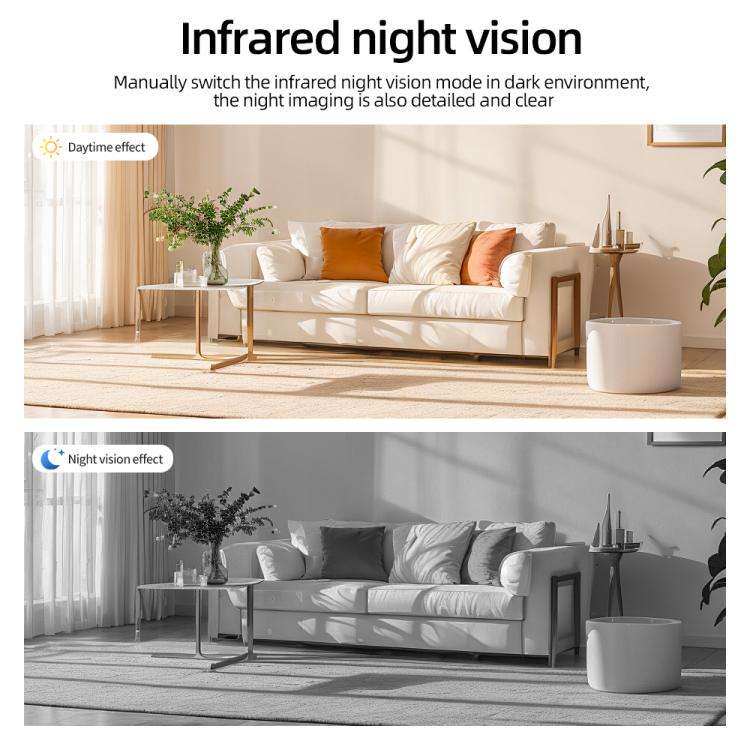 F1 1080P WiFi Mini Camera Supports Infrared Night(Black)
