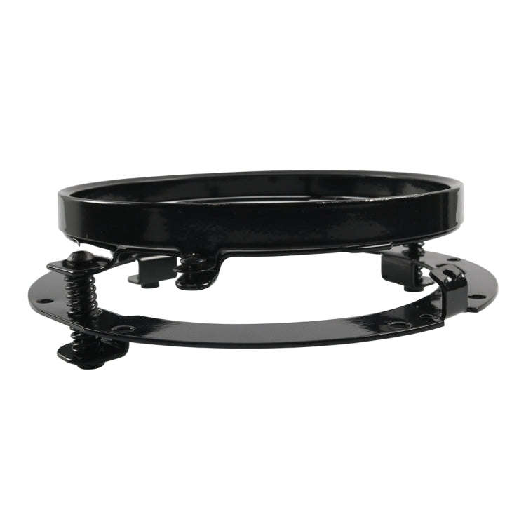 Motorcycle 7 inch Round Headlight Ring Mounting Bracket for Harley Davidson (Black)