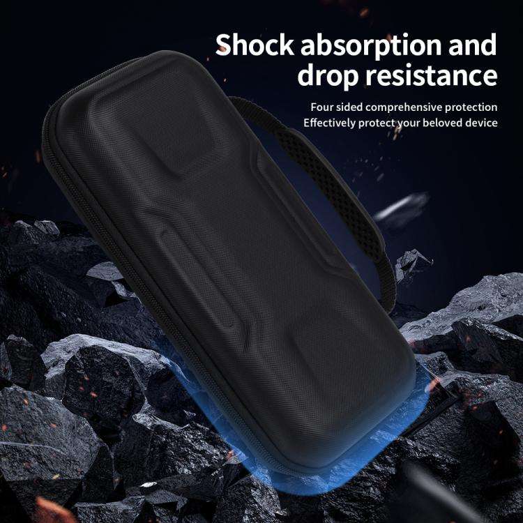 For Nintendo Switch 2 Mecha Shockproof Portable Storage Bag(Black)