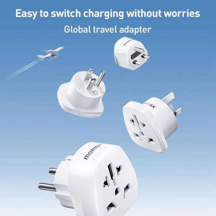 MOMAX UA13 2500W 1-World Global Adapter Socket(US Plug)