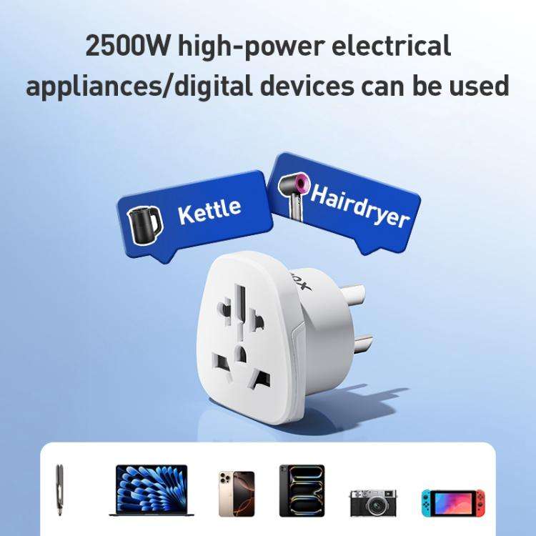 MOMAX UA13 2500W 1-World Global Adapter Socket(AU Plug)