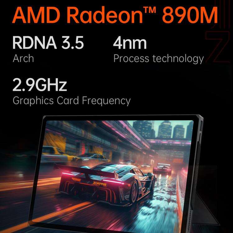 ONE-NETBOOK OneXPlayer X1 Pro 10.95 inch Handheld Game Console, 64GB+4TB, Windows 11 AMD Ryzen AI...