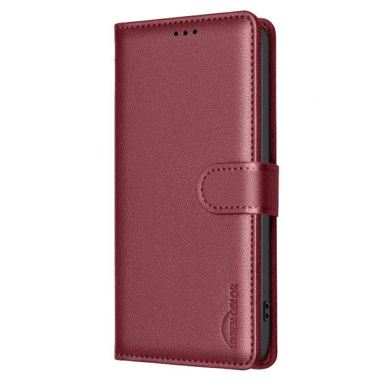 For Infinix Smart 10 4G Litchi Texture RFID Anti-theft Leather Phone Case(Red)