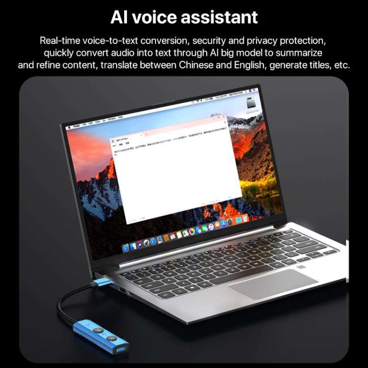 YCE V295A 5 in 1 USB3.0 HUB Adapter AI Docking Station(Blue)