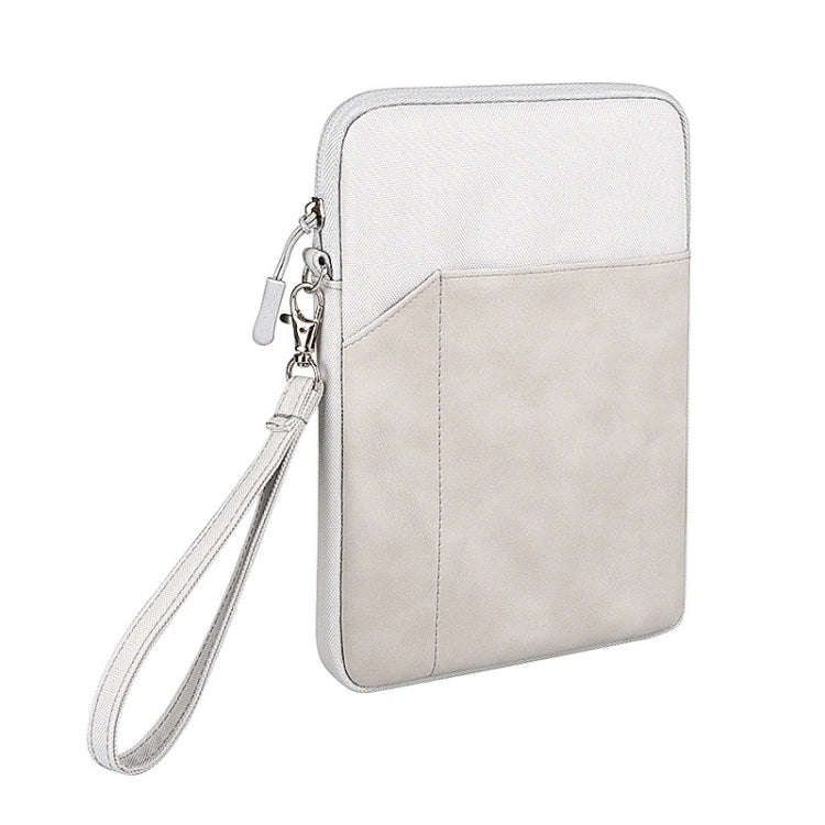 For 8 inch or Below Tablet ND00S Felt Sleeve Protective Case Inner Carrying Bag(Light Grey)
