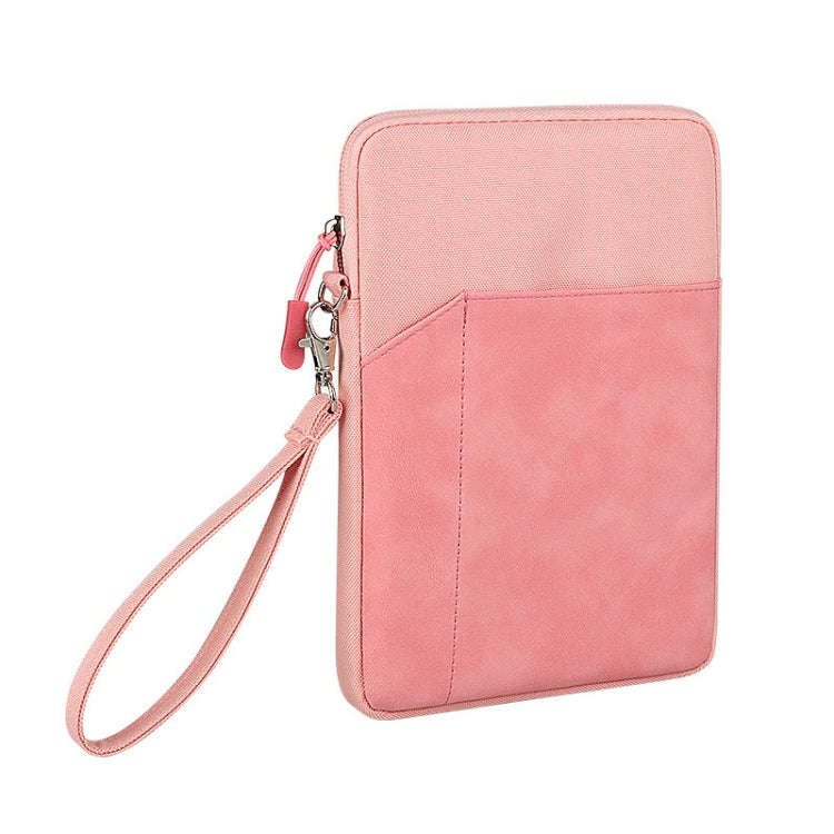For 8 inch or Below Tablet ND00S Felt Sleeve Protective Case Inner Carrying Bag(Pink)