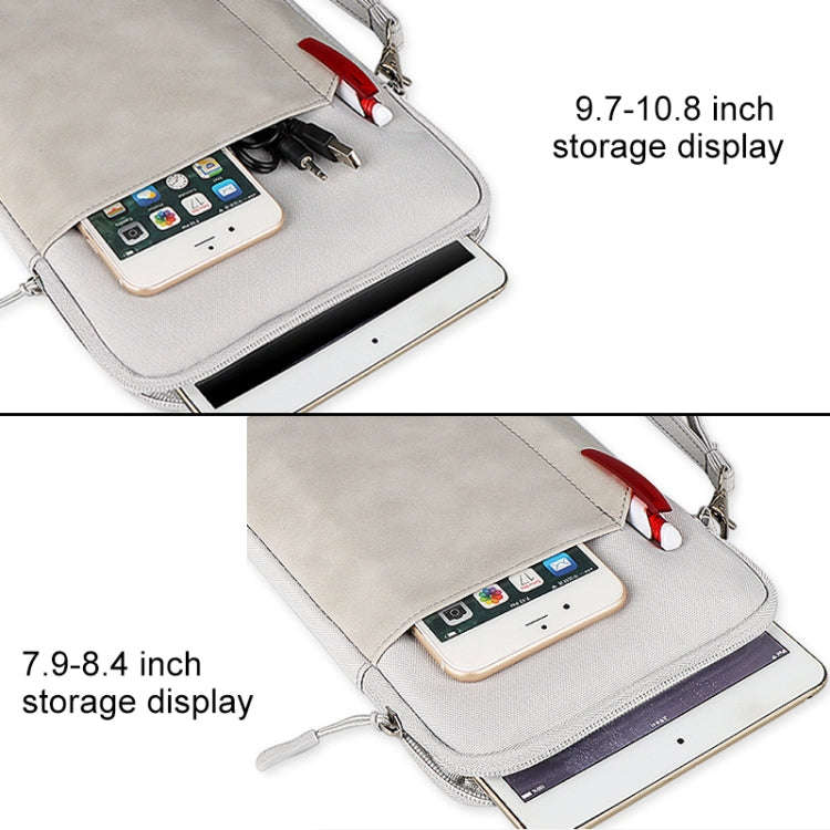 For 10.8 inch or Below Tablet ND00S Felt Sleeve Protective Case Inner Carrying Bag(Dark Grey)