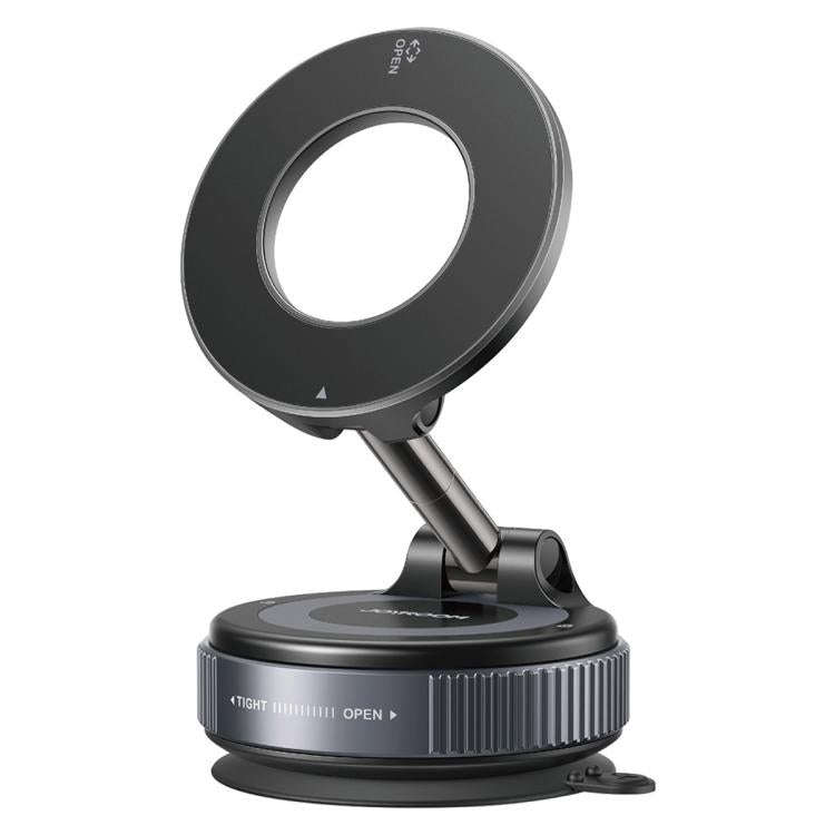 JOYROOM JR-ZS501 Mechanical Suction Cup MagSafe Magnetic Car Phone Holder(Black)