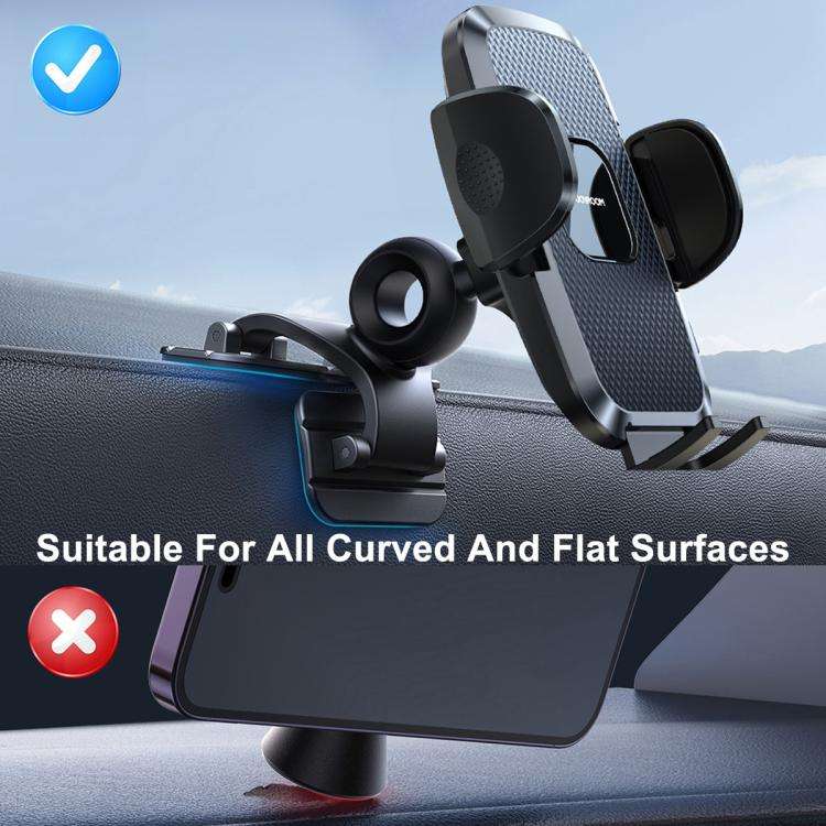 JOYROOM JR-ZS259 Mechanical Triple Adhesion Claw Car Phone Holder(Black)